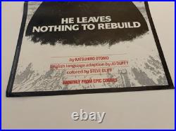 NM 1988 AKIRA Epic Marvel Comics Promo Poster 1st English Otomo MASH ROOM Inc