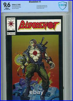 NM+ Bloodshot #1 (1993) 9.6 NM+ 1st Chromium Cover Geomancer Poster