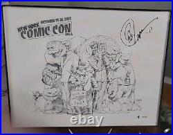 NYCC 2011 Greg Capullo Signed Batman Print 19/200. Rogues Gallery-Joker, Pyg, more