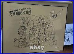 NYCC 2011 Greg Capullo Signed Batman Print 19/200. Rogues Gallery-Joker, Pyg, more