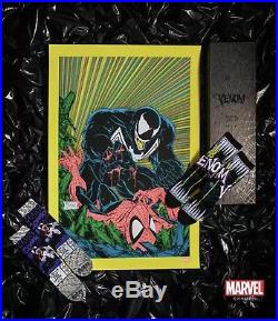 NYCC 2018 EXCLUSIVE LE Marvel X Stance Venom Blacklight Poster&Socks 1/100