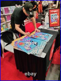 NYCC 2025 ABRAMS BOOKS x TOKIDOKI SIMONE LEGNO STARFALL MERMICORNO SIGNED PRINT NYCC 2025 ABRAMS BOOKS x TOKIDOKI SIMONE LEGNO STARFALL MERMICORNO SIGNED PRINT