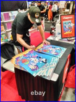 NYCC 2025 ABRAMS BOOKS x TOKIDOKI SIMONE LEGNO STARFALL MERMICORNO SIGNED PRINT NYCC 2025 ABRAMS BOOKS x TOKIDOKI SIMONE LEGNO STARFALL MERMICORNO SIGNED PRINT