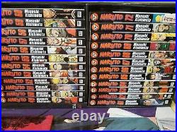 Naruto Box Set 3 Volumes 49-72 Manga with poster and extra comic