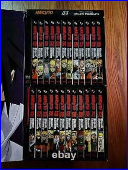 Naruto Manga Box Set 3 Volumes 49-72 Complete with Mini-Comic & Poster