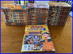 Naruto Manga Lot 1-39, Comes With A Poster Book