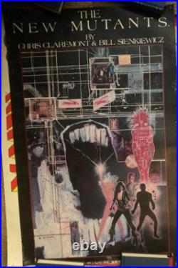 New Mutants 1984 Vintage Comic Poster by Bill Sienkiewicz