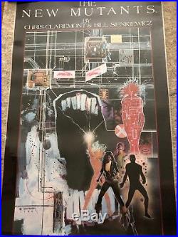 New Mutants Demon Bear Bill Sienkiewicz Poster 1984 Chris Claremont