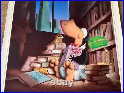 New York is Book Country 1989 Poster Designed by Berke Breathed 29.5 x 20 Rare
