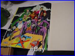 Nice 1979 DC COMICS SUPER HEROES GIANT POSTER BOOK 13.5x 20