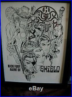 Nick Fury Lot Nick Fury 1 14, 1st App. And Original Promo Poster from 1968
