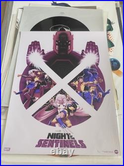Night Of The Sentinels X-Men Art Print Poster Mondo Phantom City Creative Marvel