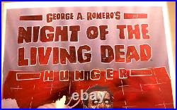 Night of The Living Dead Hunger Blood Red Foil Lim. Ed 500 VF+/NM Romero Poster
