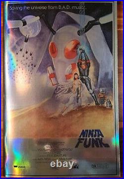 Ninja Funk #1 E. M Gist Star Wars Trinity Poster Homage Exclusive FOIL NM