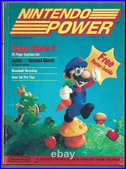 Nintendo Power Magazine #1super Mario 21988joan Gratz Coverno Postervg+
