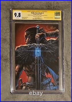 Niobe She Is Death #1 Blade Movie Poster Cover Homage Cgc 9.8 Signed