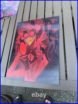 OFFICIAL Alastor Hazbin Hotel Lenticular Poster RARE! GREAT CONDITION
