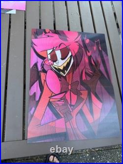 OFFICIAL Alastor Hazbin Hotel Lenticular Poster RARE! GREAT CONDITION
