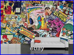 Old Comic Book Wall Mural Photo Wallpaper GIANT DECOR Paper Poster Kid's Room