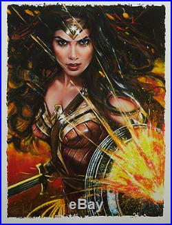 Olivia SIGNED 2017 SDCC Exclusive Sideshow Wonder Woman Artist Proof AP Print #9