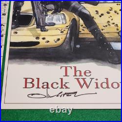 Olivier Coipel Black Widow Signed Art Print 2015 17x11 Marvel Comics Large Color