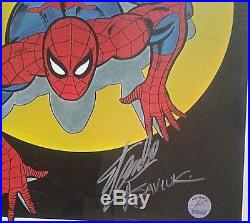 Origin Of Spider-man 1980 Coca Cola Signed Poster By Stan Lee & Artist A Saviuk