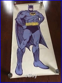 Original 1966 Batman Poster Ledger Syndicate 3 X 6 Vintage Poster