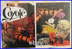 Original Comic Art DPS And Rare Poster From The Marshall Rogers I Am Coyote