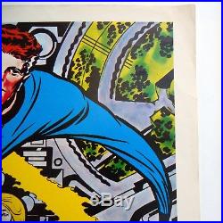 Original Marvelmania Fantastic Four Poster by Jack Kirby