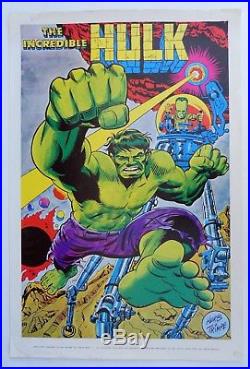 Original Marvelmania The Incredible Hulk Poster by Herb Trimpe