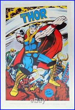 Original Marvelmania The Mighty Thor Poster by Jack Kirby