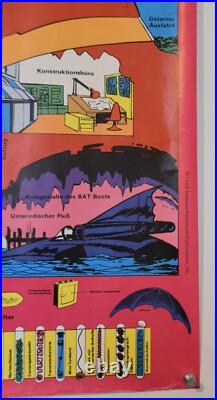 Original Vintage German BATMAN Comic Poster 1969 (23 x 31)