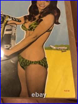 Original Vtg 70's Air Force EXPLOSIVES SAFETY Poster By The Book Buy The Farm