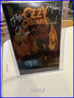 Ozzy Osbourne and Todd McFarlane Signed Poster SDCC 2022 RARE Comic Con