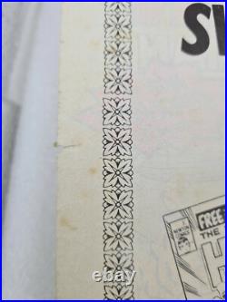 POSTER SPIDERMAN RARE VINTAGE CONAN THE BARBARIAN Comic Book 4 Newton VF+ 8.5