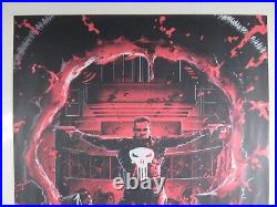 PUNISHER War Zone Art Print Poster Adam Rosenlund (2017) Marvel LTD Edition