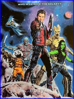 Paul Mann Guardians of the Galaxy Rare Movie Poster Art Print BNG Mondo Paul Mann Guardians of the Galaxy Rare Movie Poster Art Print BNG Mondo