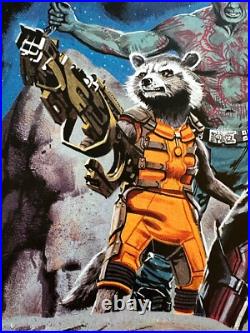 Paul Mann Guardians of the Galaxy Rare Movie Poster Art Print BNG Mondo Paul Mann Guardians of the Galaxy Rare Movie Poster Art Print BNG Mondo