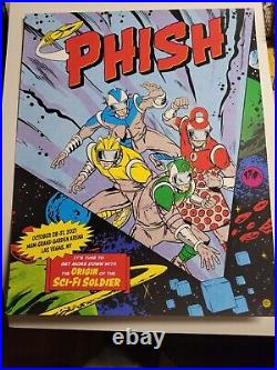 Phish Las Vegas Poster Johnny Dombrowski Sci Fi Soldier MGM Poster + Comic Book