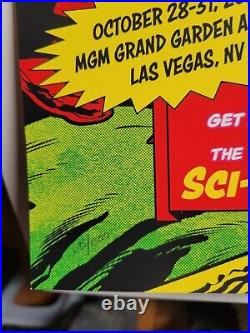 Phish Las Vegas Poster Johnny Dombrowski Sci Fi Soldier MGM Poster + Comic Book