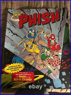 Phish Mgm Grand Las Vegas 2021 Poster Dombrowski, Johnny with Comic book