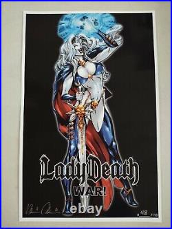 Phoenix Comicon Collectors Set SIGNED Lady Death Coffin Comics Prints Comic Card