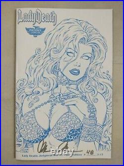 Phoenix Comicon Collectors Set SIGNED Lady Death Coffin Comics Prints Comic Card