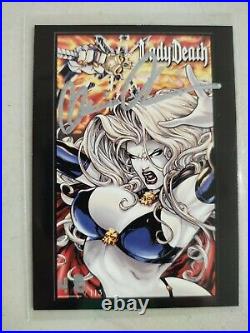 Phoenix Comicon Collectors Set SIGNED Lady Death Coffin Comics Prints Comic Card