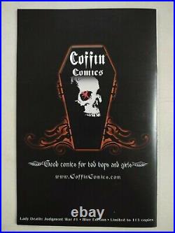 Phoenix Comicon Collectors Set SIGNED Lady Death Coffin Comics Prints Comic Card