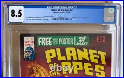 Planet Of The Apes #2 Cgc 8.5 + Poster Newton Comics Australian Marvel 1975