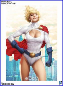 Power Girl Art Print By Sideshow Collectibles Exclusive 522/600 Signed Artgem