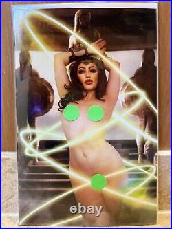 Power Hour #2 Preview Rachie Wonder Woman Cosplay Rope Super Naughty LTD 50