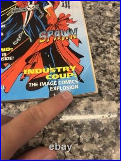 Previews Comics Vol II No. 3 March 1992 first SPAWN With POSTER + CARDS HTF Rare