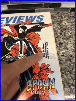 Previews Comics Vol II No. 3 March 1992 first SPAWN With POSTER + CARDS HTF Rare